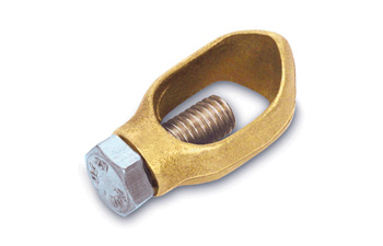 brass earth rod to cable clamp g type